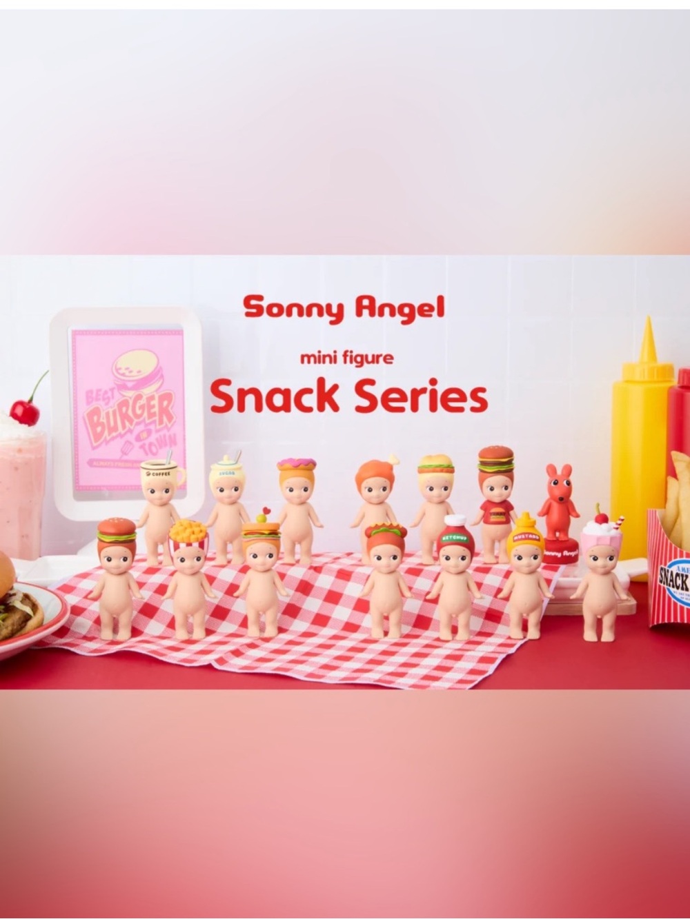 Sonny Angel KETCHUP MUSTARD Figure Snack Series AUTHENTIC Factory Fresh Doll NEW - Picture 3 of 10
